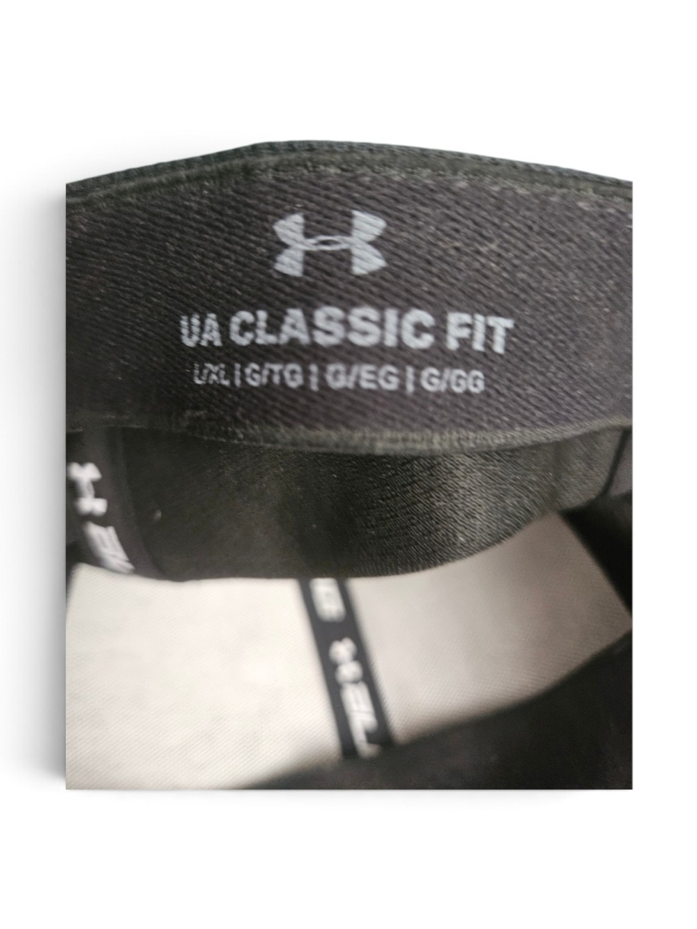 Under Armour Blitzing Stretch-Fit Baseball Cap Black Men’s L/XL - Picture 8 of 9